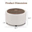 Table basse ronde avec rangement Teddy-870065602