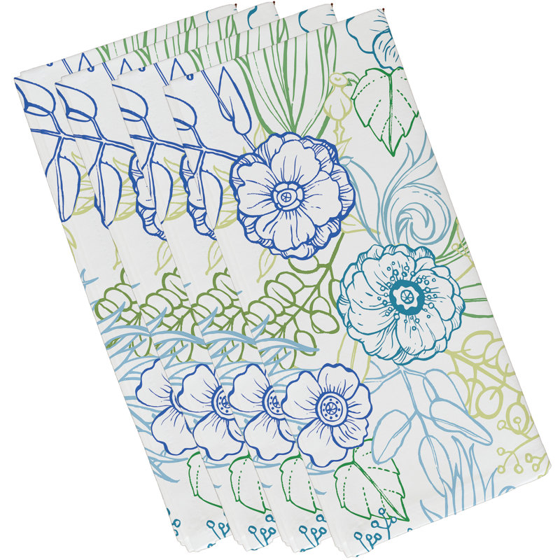 Ensemble de serviettes 4 pièces Marlow Zentanle, Bleu