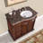 Akishia 36'' Single Bathroom Vanity with Granite Top