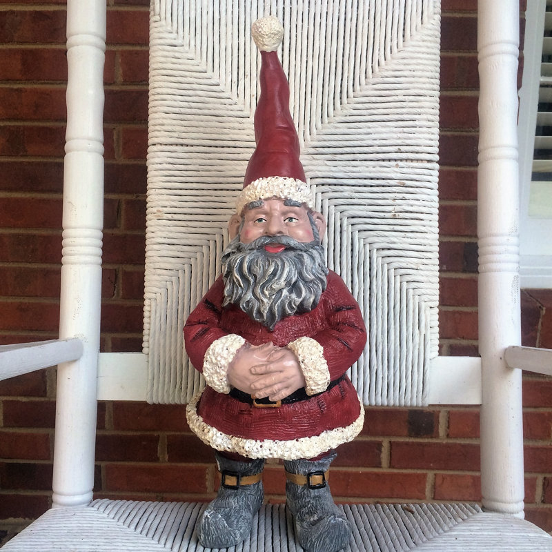 Statue de père Noël gnome Nowaday