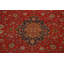 Tapis persan à motif végétal Sarouk noué à la main 10 x 14