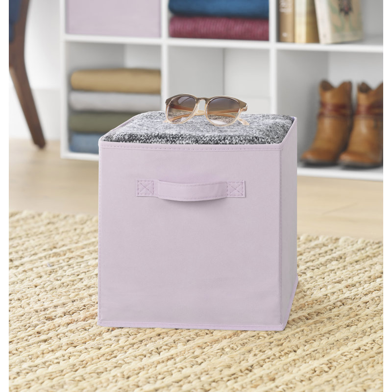 Cube escamotable H 11 po x l 10,5 po x P 10,5 po, Lavande