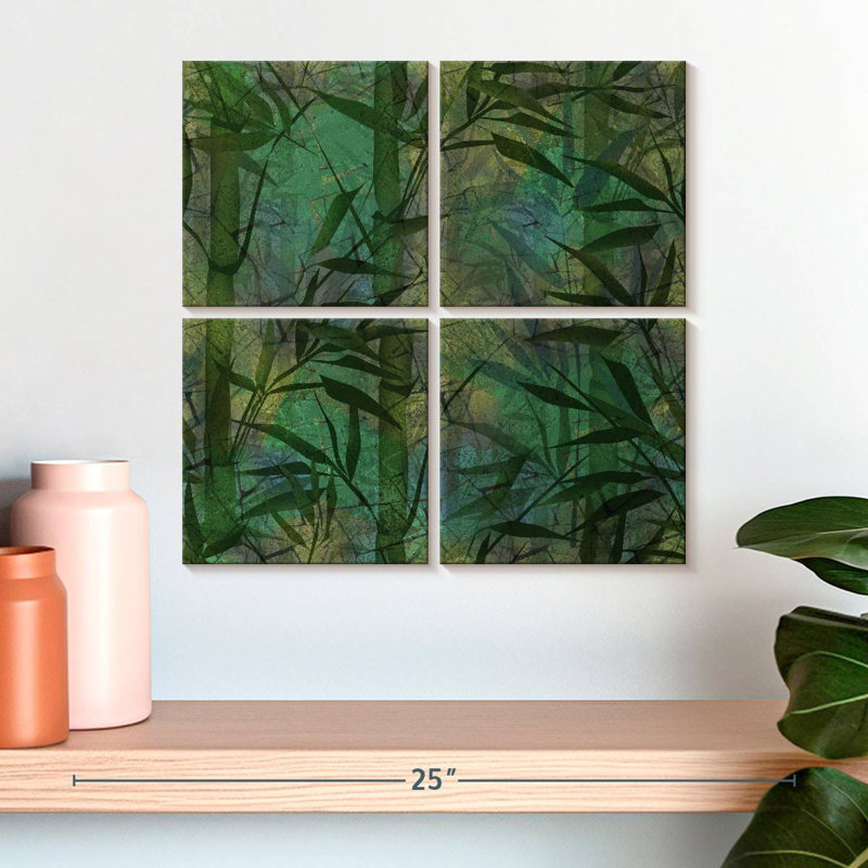 Harnek Dark Bamboo Forest, 18" H x 18" W
