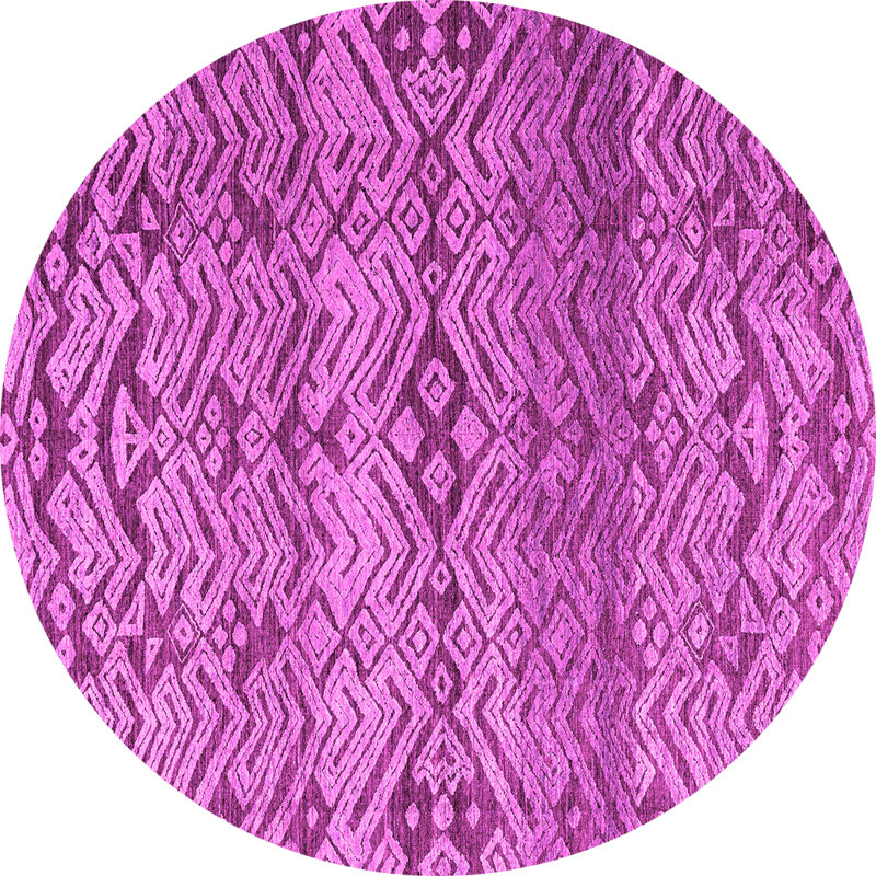 Tapis rose en laine tissé à la machine Baldock, Rectangle 6 pi x 9 pi