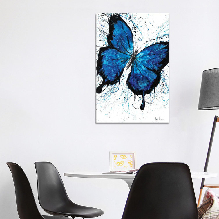 Beach Butterfly by Ashvin Harrison - Print on Canvas