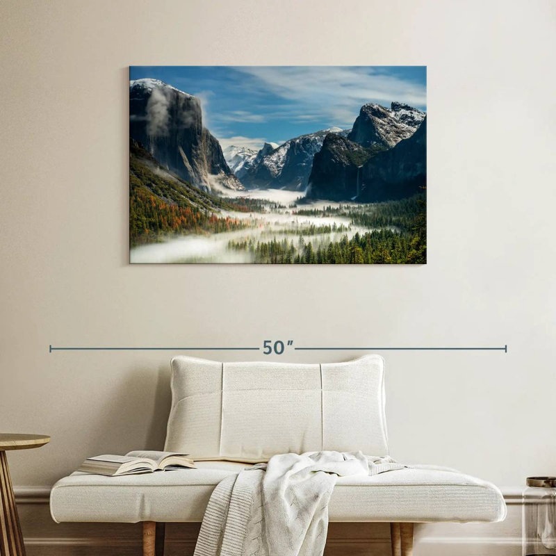 Alvord Yosemite Fog Valley, 26" H x 39" W