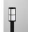 Black Metal Bollard Light