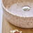 Milos Round Brown Premium Terrazzo Bathroom Sink-114422539