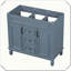 Meuble-lavabo moderne sans lavabo supérieur-1234821840
