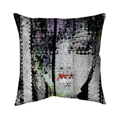 Abstract Colorful Woman Face Throw | Bedroom Decor – Throw Pillow Cover Only, Double-Sided Print, Insert Not Included
