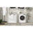 Two-Compartment Tilt-Out Laundry Sorter Cabinet-White