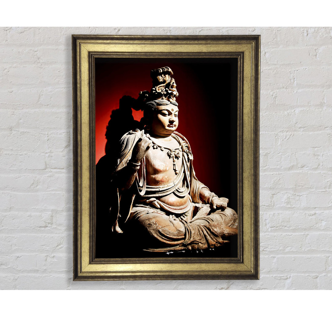 Buddha Peace Within - Einzelner Bilderrahmen Kunstdrucke