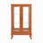 2 Doors Curio Cabinet With Tempered Glass Doors, Curio Cabinets With Mirrored Back Panel And Adjustable Shelves, Lighted Display Cabinet For Home, Office Light Bulb Included-683131679