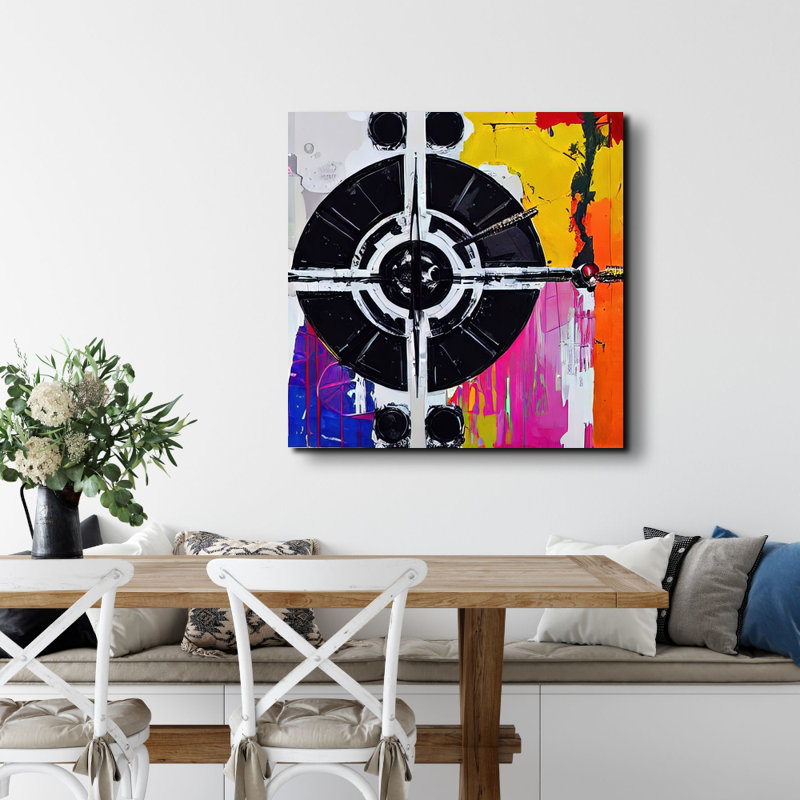 «Starwars Spacestation One» par Stephen Chambers, impression sur toile tendue, L 15 po x H 15 po