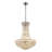 Traditional 13 Light Crystal Empire Chandelier