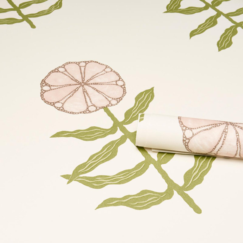 Schumacher x Marian Mcevoy Pretty Petals Wallpaper, Blush