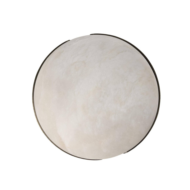 Elara Flush Mount, White Bronze