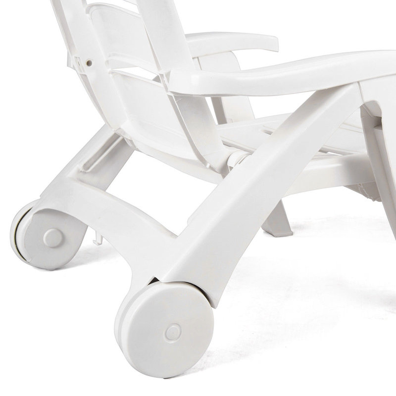 Fauteuil inclinable réglable à 5 positions avec roulettes Aston-Jay