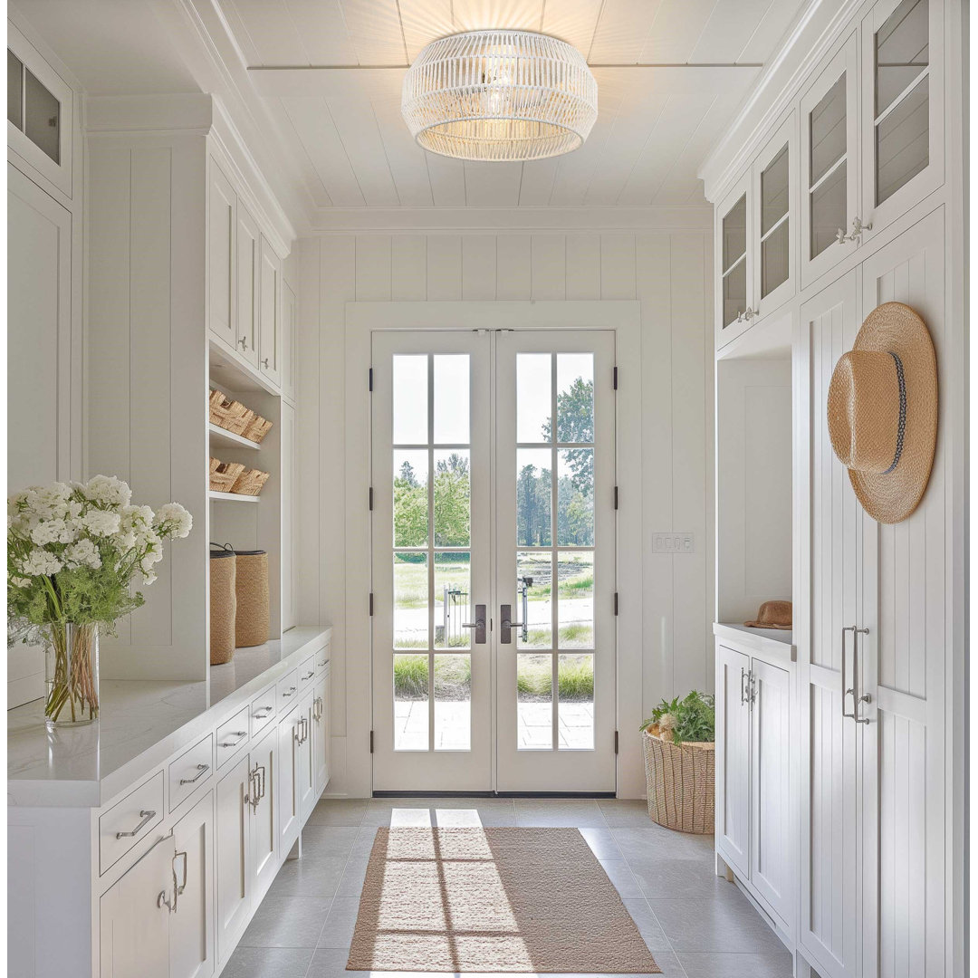 Lanny Rope Flush Mount Beachcrest Home™ Fixture