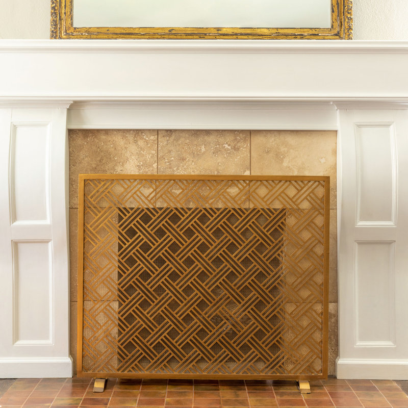 Iron Fireplace Screen