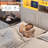 Farmhouse King Size Bed Frame With 51" Tall Storage Headboard & 4 Drawers, Wooden Bed Frame King Size with LED Light, Charging Station, No Spring Needed-12953391-12953378