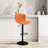 Illyas Swivel Upholstered Adjustable Height Counter Stool with Metal Frame-1577155202-1577155201