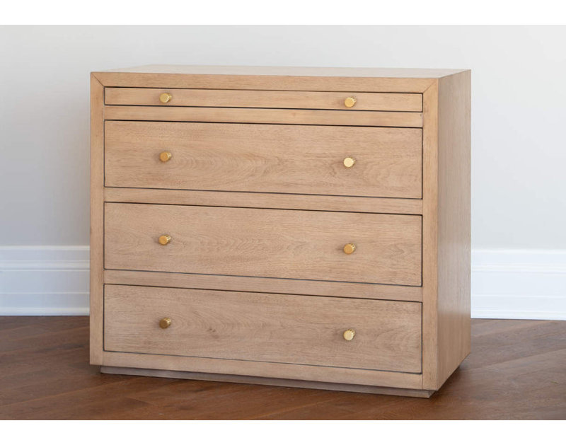 Brooklyn 4 - Drawer Solid Wood Nightstand