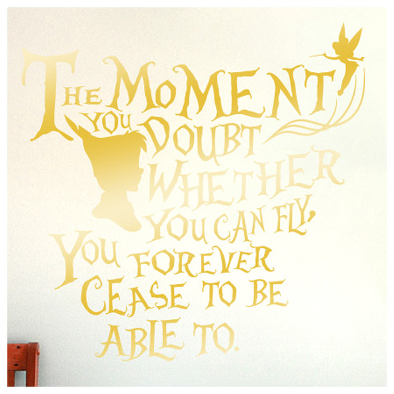 Wall Decal, Shiny Gold