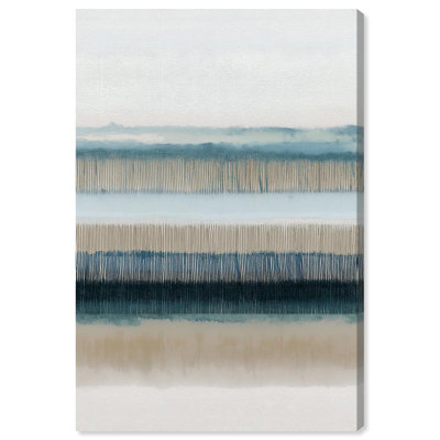 Tapestry of the Coast I Canvas Print Blue Wall Decor by Art Remedy, Gallery Wrapped, 16 x 24