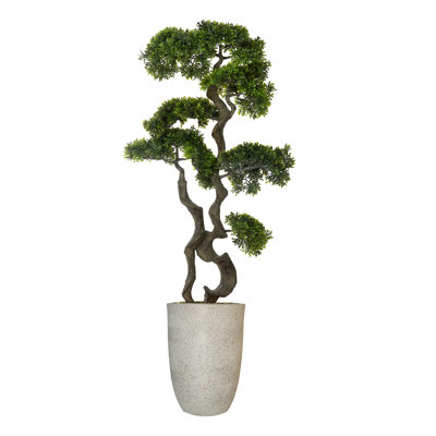 Panama 21" Artificial Bonsai Tree in Planter