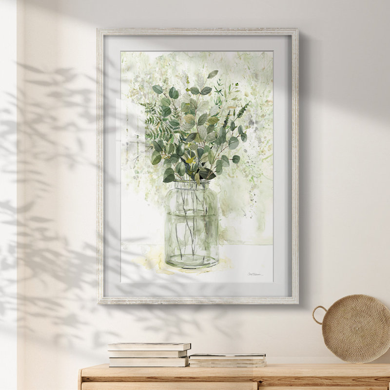 Stephine - Toile tendue avec châssis, H 28,5 po x l 20,5 po, Blanc