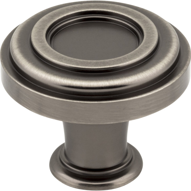 Lafayette Mushroom Knob, Brushed Pewter