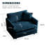 Ensemble de canapé-lit 2 places Modern Comfy-2137866429