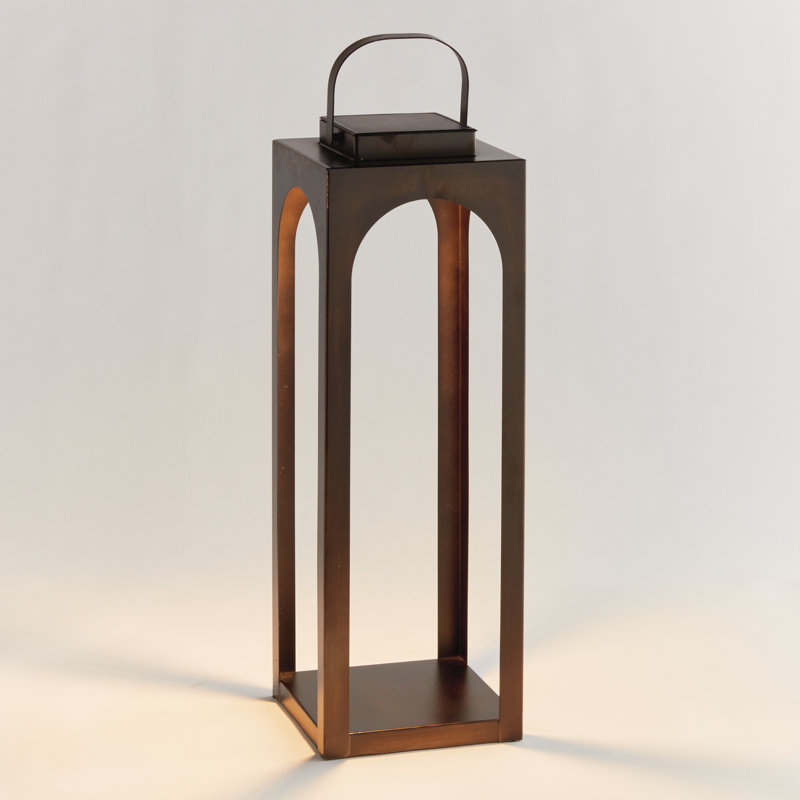 BROOKS SOLAR LED LANTERN 24", 24", Bronze