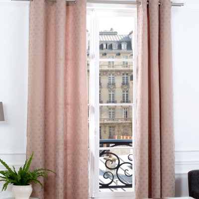 Santana Polyester Blend Room Darkening Single Curtain Panel