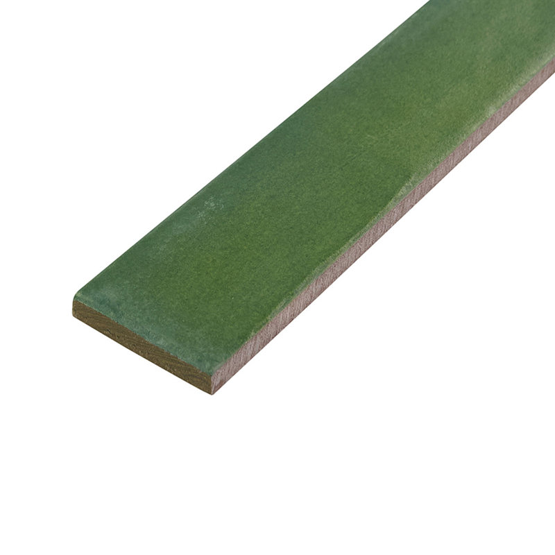 Vestige 2 po x 18 po Planches murales en porcelaine satinée, Chrome