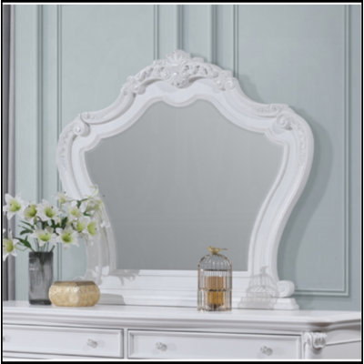 Latisha White Finish Mirror