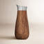 S'well Stainless Steel Carafes, 1.5 Liters, Teakwood