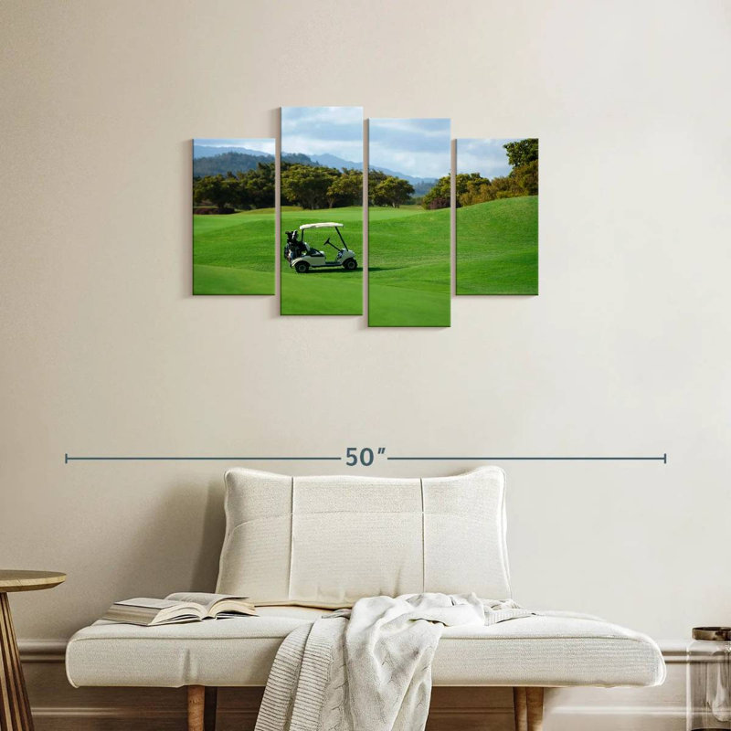 Chariot de golf Sireci, H 22 po x l 36 po