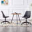 Contemporary Swivel Desk Chair with Stain-Resistant Upholstered Seat and Caster Wheels-2089554526