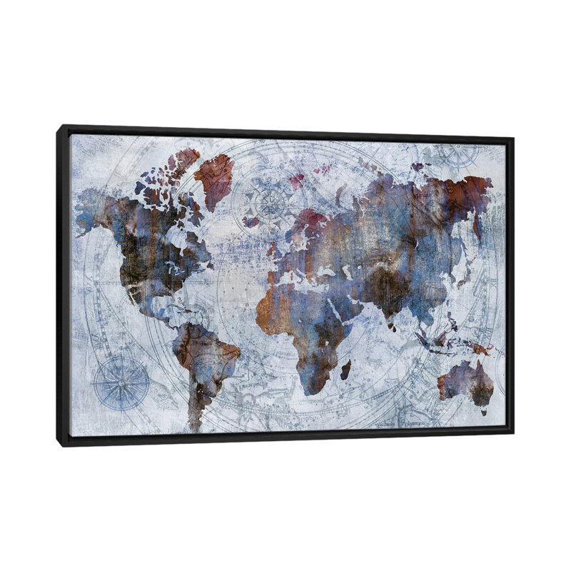 Celestial Map, Black, 18" H x 26" W