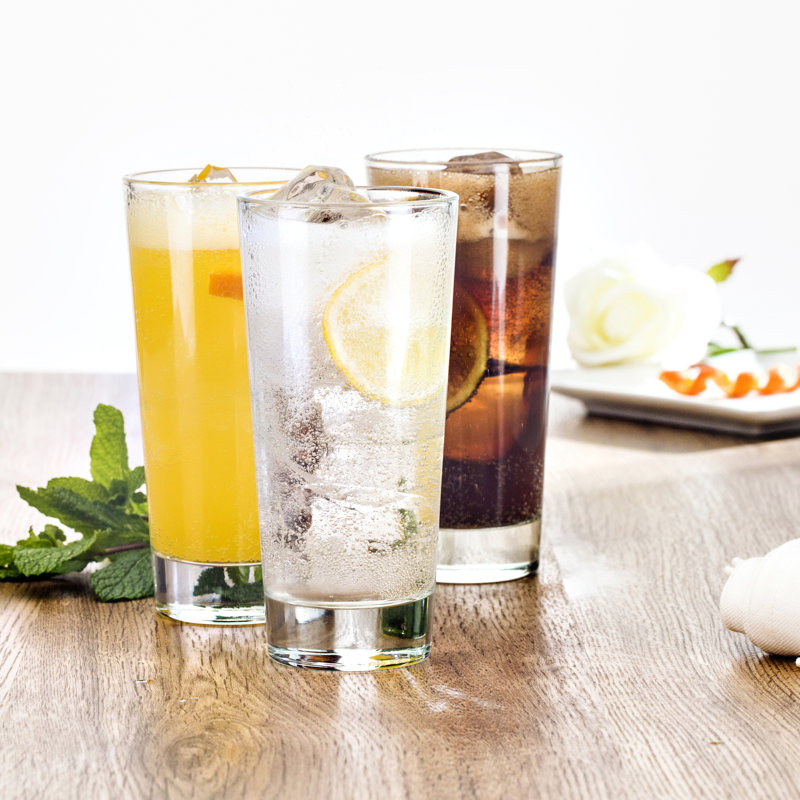Fortessa Basics Elixir Everyday Stackable Quality Super Clear Glassware Kitchen And Barware Great For: Mixed Drinks/Cocktails, Water, Juice, Iced Tea, Soft Drinks., Double Old Fashioned/Rocks, 12 Ounce