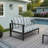 Oltjana Right Arm Outdoor Loveseat With Sunbrella Cushions-124071208-122444630