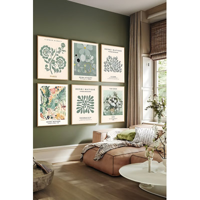 Decorative Framed MDF Painting (6 Pieces)