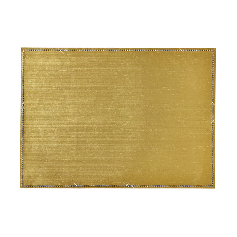 Silk Rectangle Placemat, Gold
