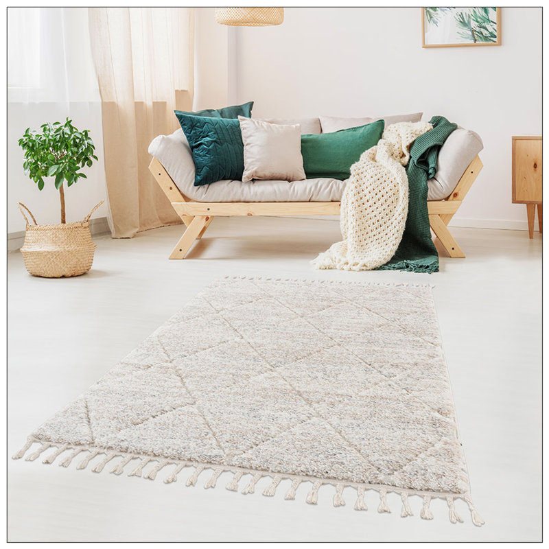 Area Rug For Bedroom, Rectangle 5'3" x 7'