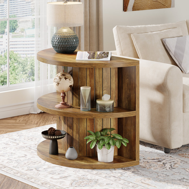 Set Of 2 Half Round Side Table