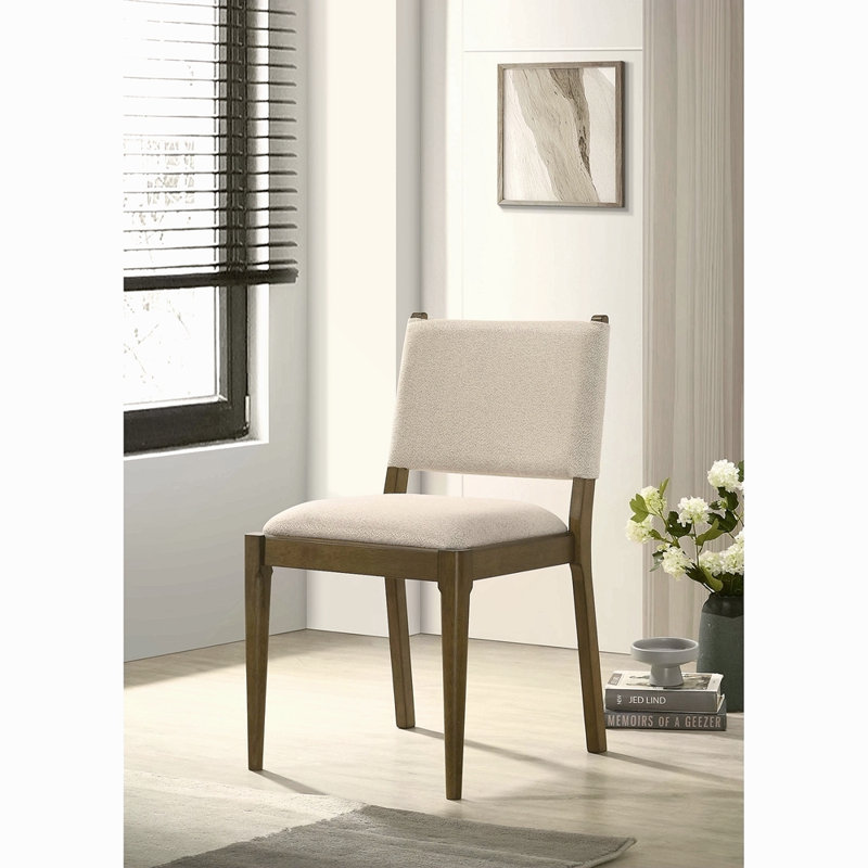 Chaise d'appoint rembourrée (ensemble de 2)