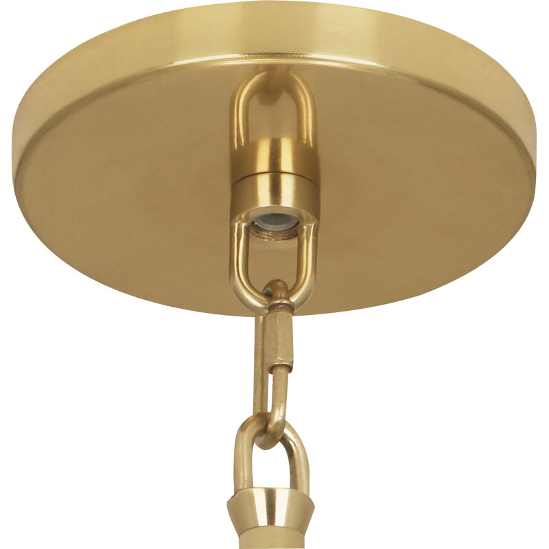 Decker 3 - Light Chandelier, Modern Brass, Raven Black