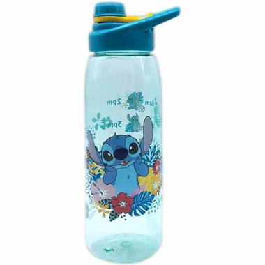 Lilo & Stitch, Stitch Emoji Stainless Steel Water Bottle